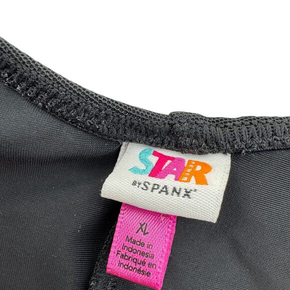 Spanx Shapewear Star Firm Control Lady Luxe Open-Bust‎ Mid-Thigh Body XL Black - Picture 6 of 9